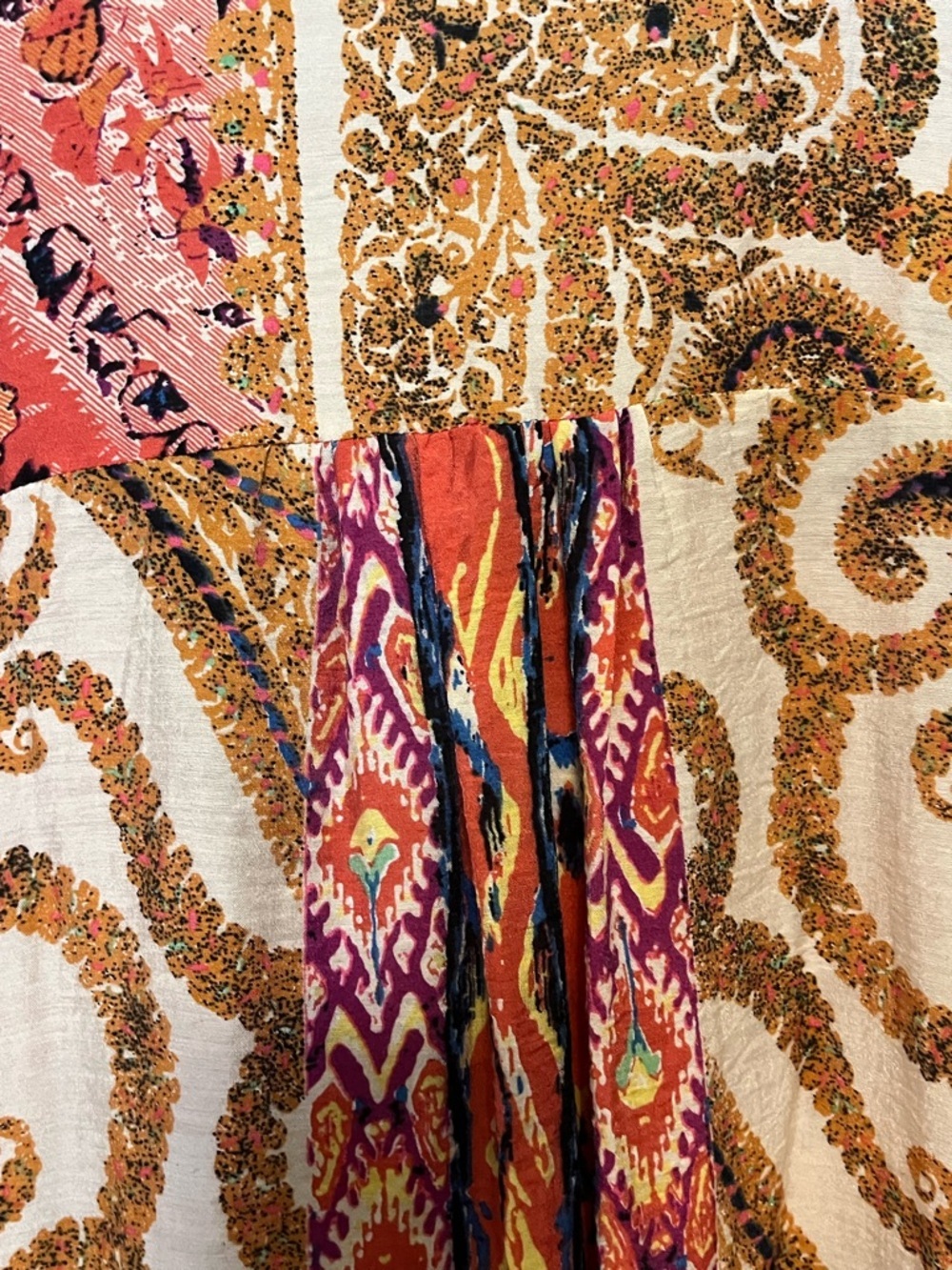 Soft Surroundings Bryn Boho Multicolor Button-Up Tunic Shirt Size 2X - Picture 15 of 16